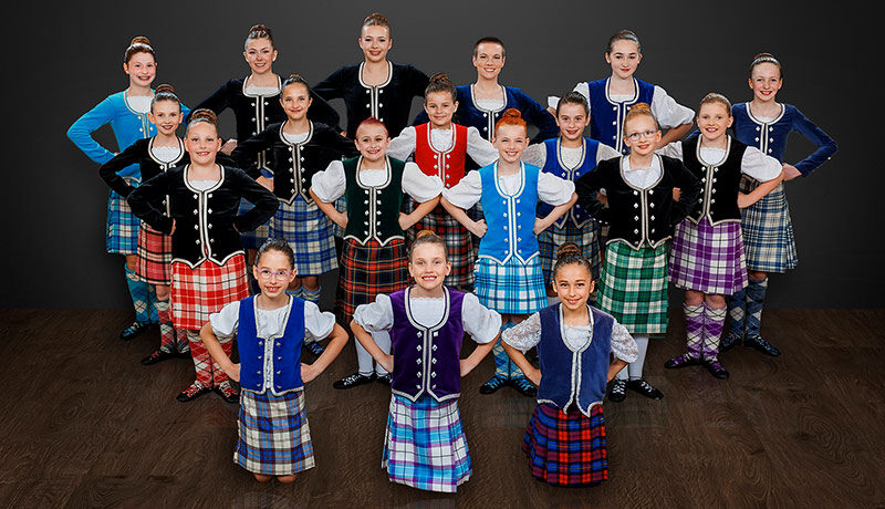 Larie Tinker School of dance - Highland dancers